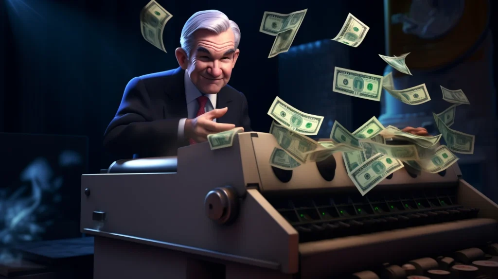 jerome-powell-money-printer-go-brrr-cartoon