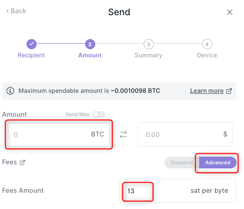 Ledger-utxo-management