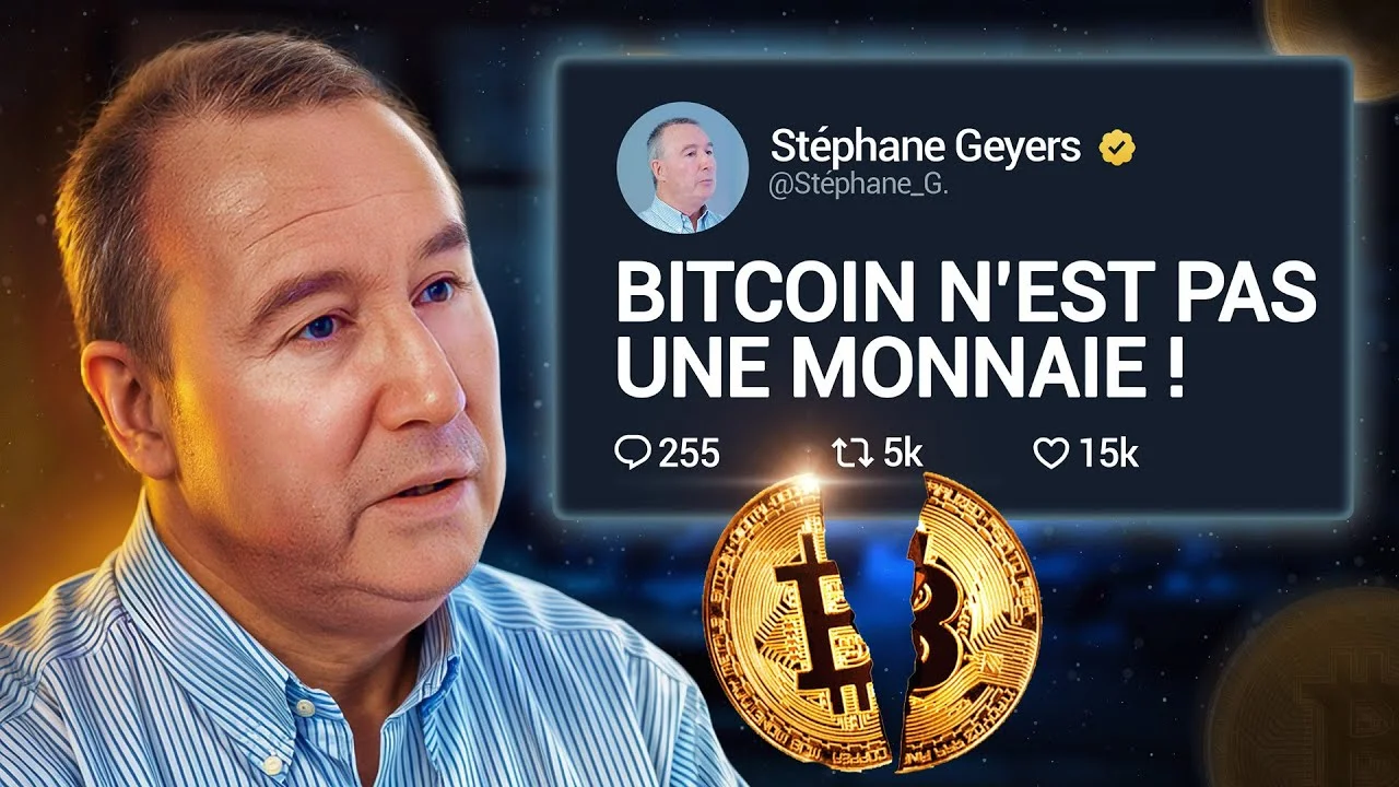 "Dans un monde libre, Bitcoin ne sert à rien" ❌ Stéphane Geyres